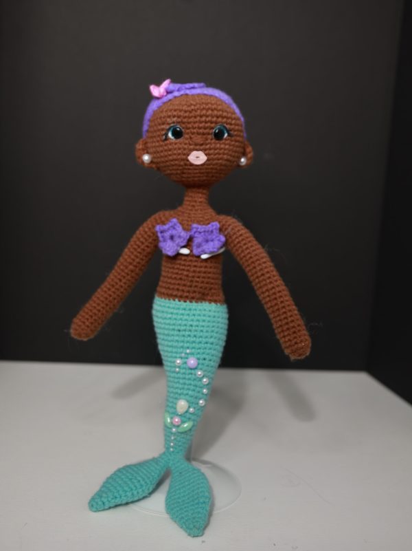 Collectible Amigurumi Crochet Mermaid - Image 3