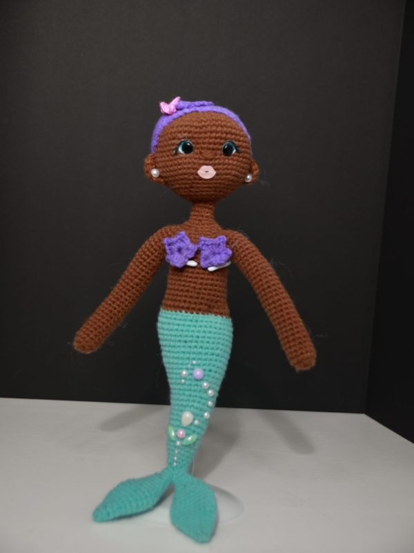 Collectible Amigurumi Crochet Mermaid - Image 6