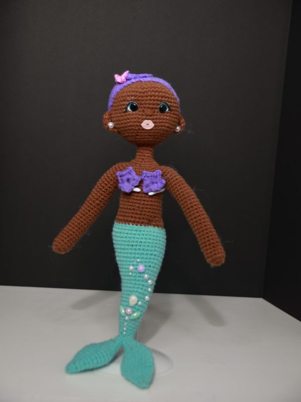 Collectible Amigurumi Crochet Mermaid - Image 7