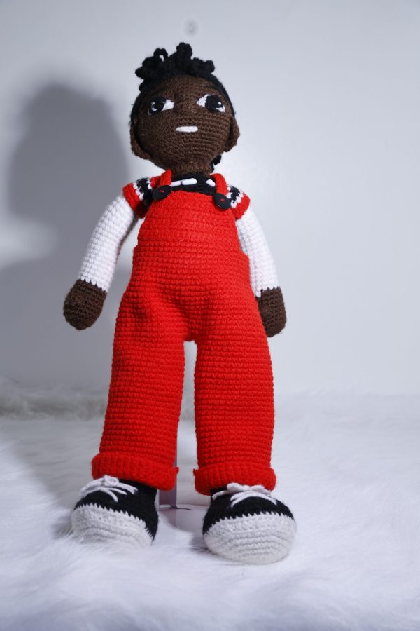 Collectible Amigurumi Crochet RWB Doll - Image 2