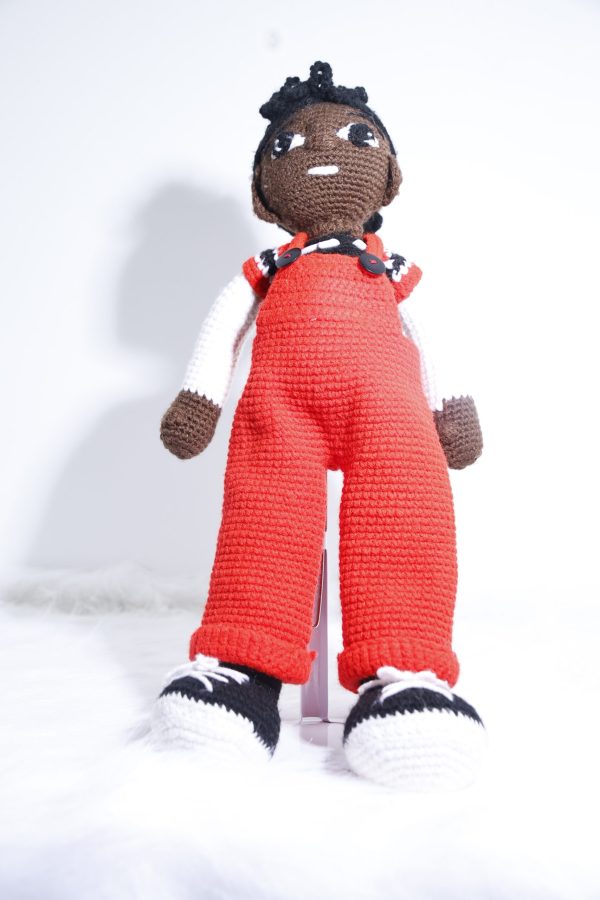 Collectible Amigurumi Crochet RWB Doll