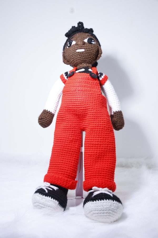 Collectible Amigurumi Crochet RWB Doll - Image 3