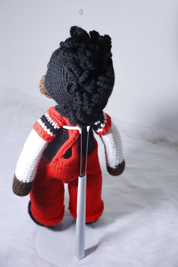 Collectible Amigurumi Crochet RWB Doll - Image 4