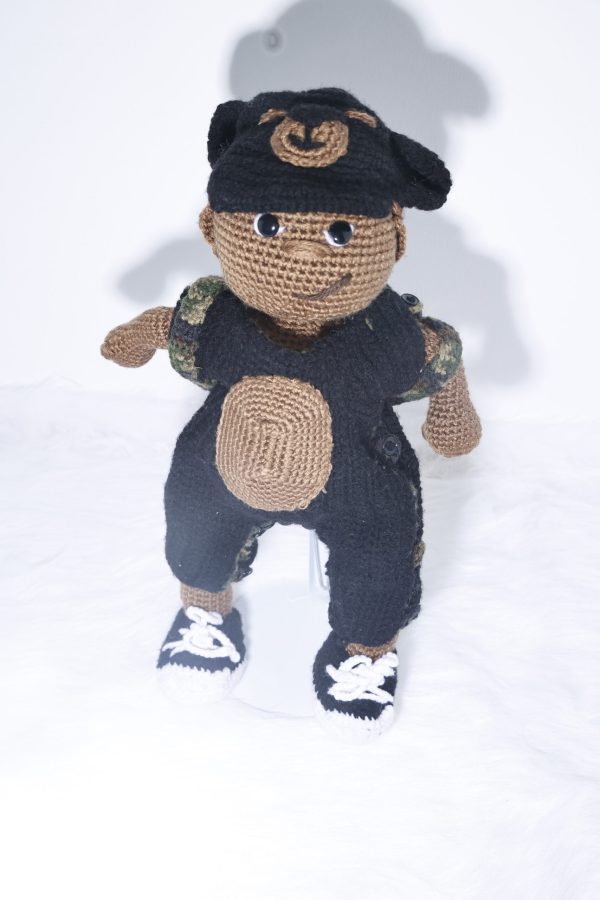 Collectible Amigurumi Crochet Teddy Doll - Image 2