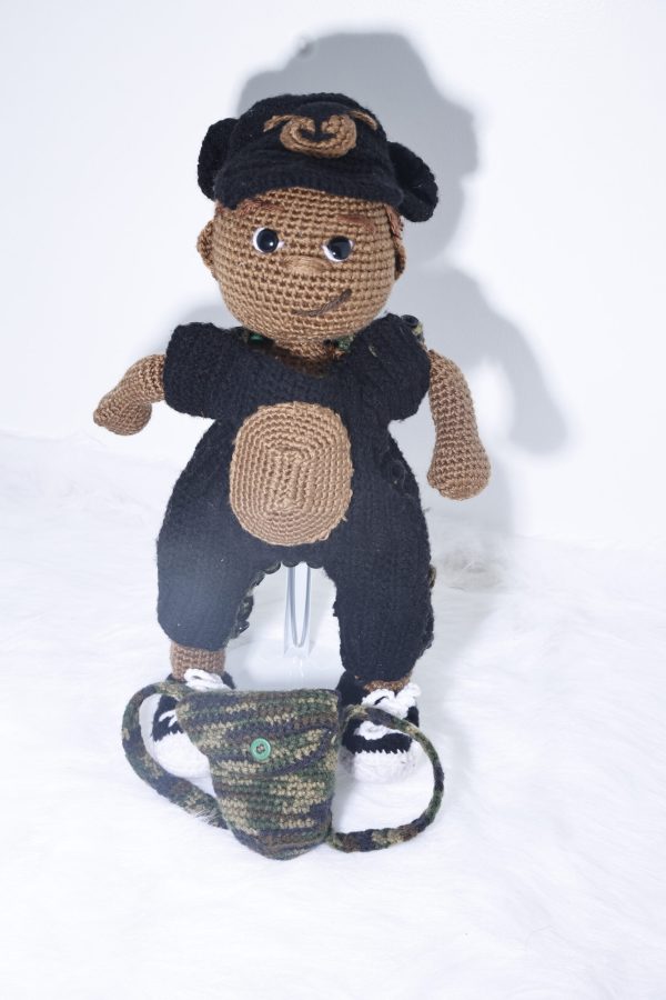 Collectible Amigurumi Crochet Teddy Doll - Image 5