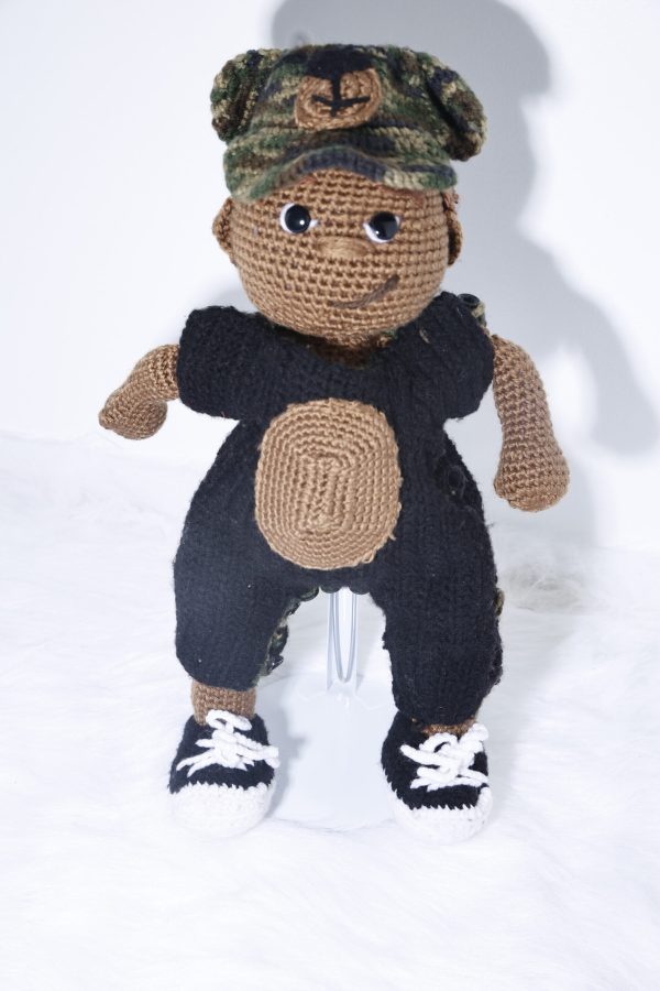 Collectible Amigurumi Crochet Teddy Doll