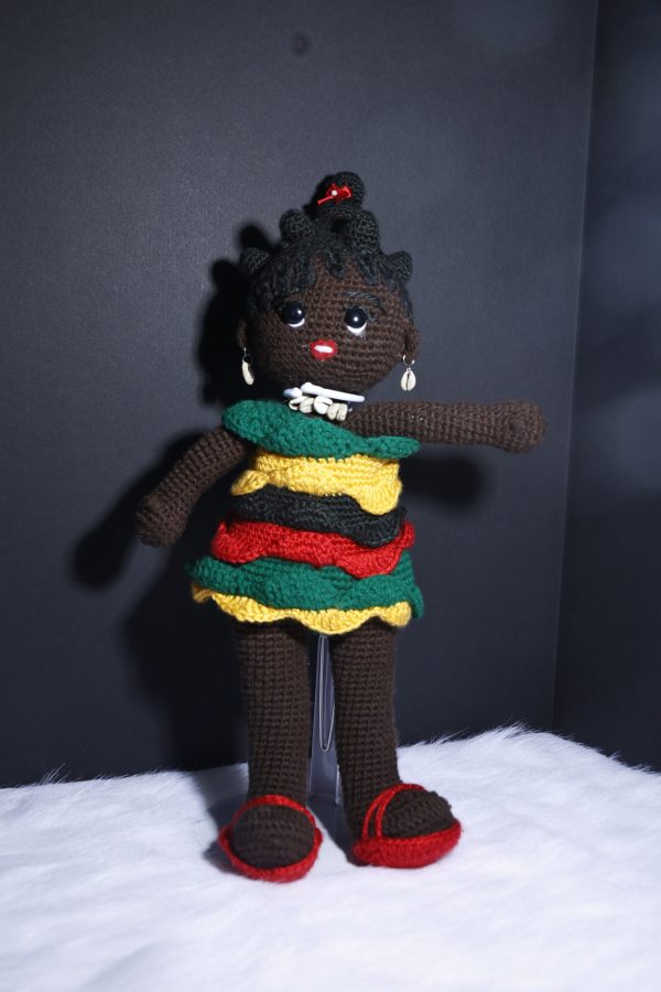 Collectible Amigurumi Crochet Africa Doll - Image 2