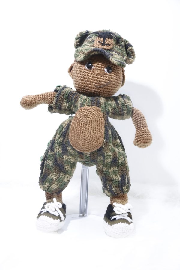 Collectible Amigurumi Crochet Teddy Doll - Image 6