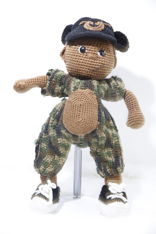 Collectible Amigurumi Crochet Teddy Doll - Image 3