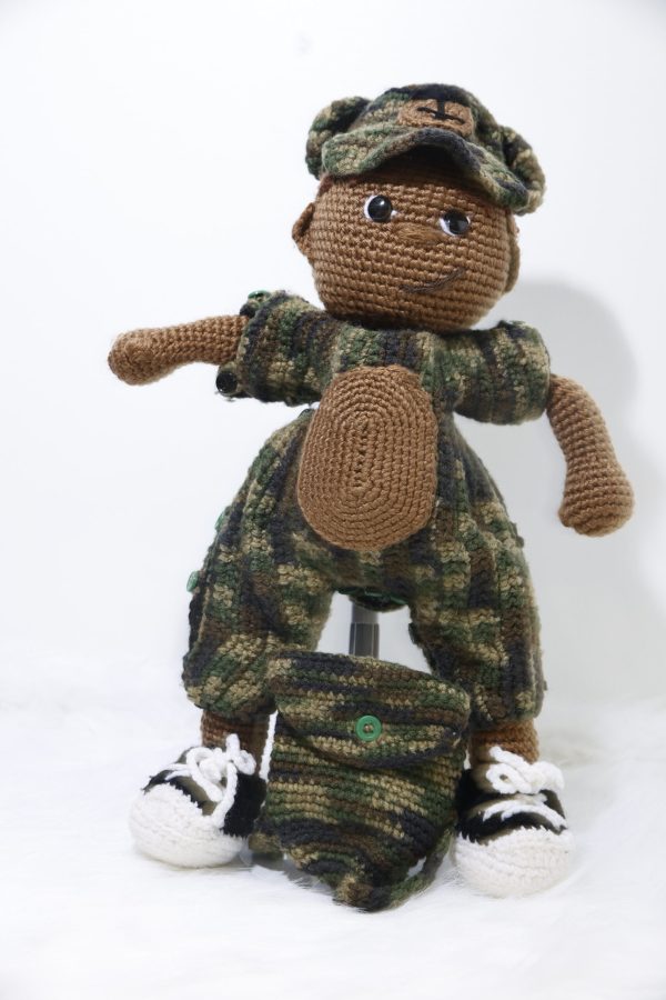 Collectible Amigurumi Crochet Teddy Doll - Image 4