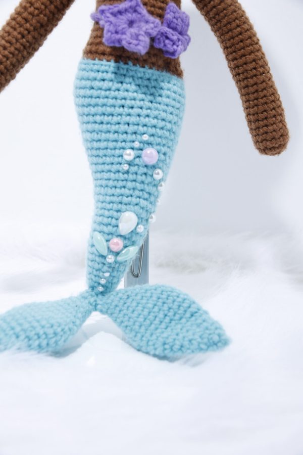 Collectible Amigurumi Crochet Mermaid - Image 2