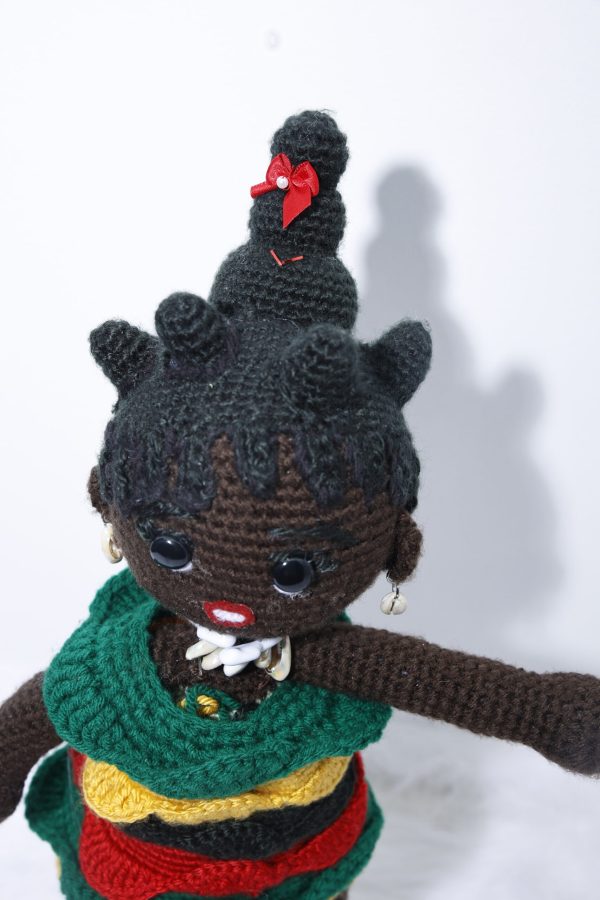 Collectible Amigurumi Crochet Africa Doll - Image 3