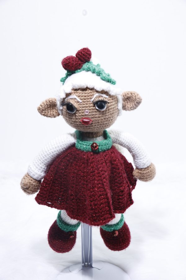 Collectible Crochet Amigurumi Christmas Fairy - Image 3