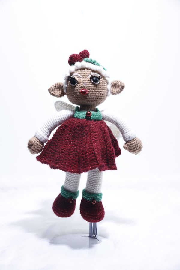 Collectible Crochet Amigurumi Christmas Fairy - Image 2