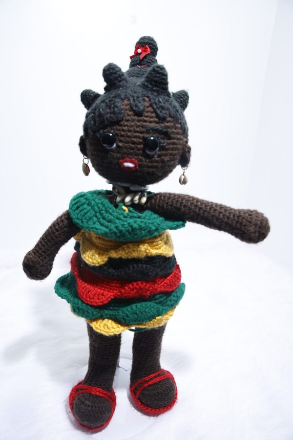 Collectible Amigurumi Crochet Africa Doll - Image 5